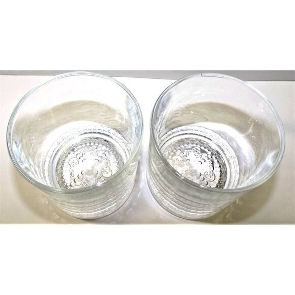 Set of 2 vintage Crown Royal "rocks" glasses made in Italy - Picture 2 of 5